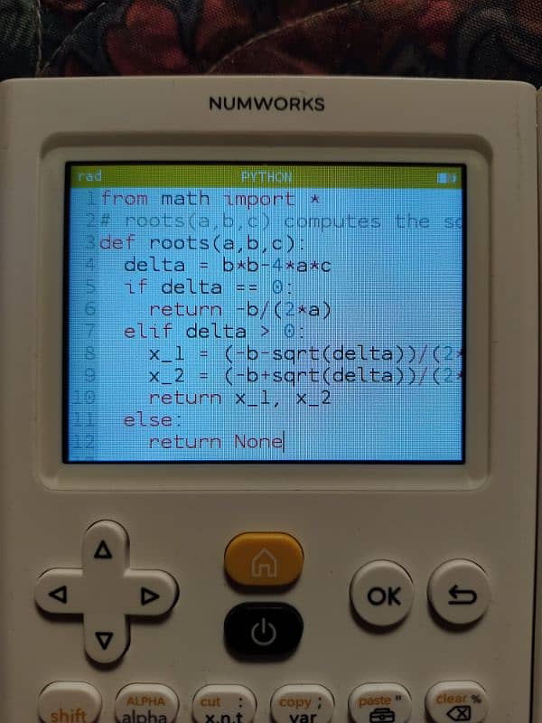 NUMWORKS PYTHON GRAPHIC GRAPHING CALCULATOR USA IMPORTED 8