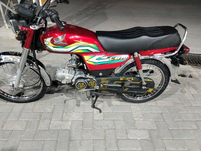 Honda CD70 model 2023 Rawalpindi number 03341511728 0