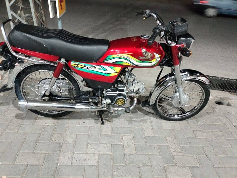 Honda CD70 model 2023 Rawalpindi number 03341511728 2