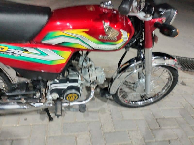 Honda CD70 model 2023 Rawalpindi number 03341511728 5