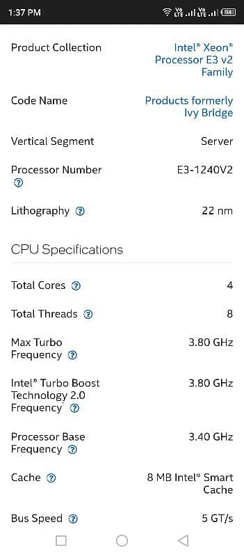 e3 1240 v2, i7 3rd gen 2