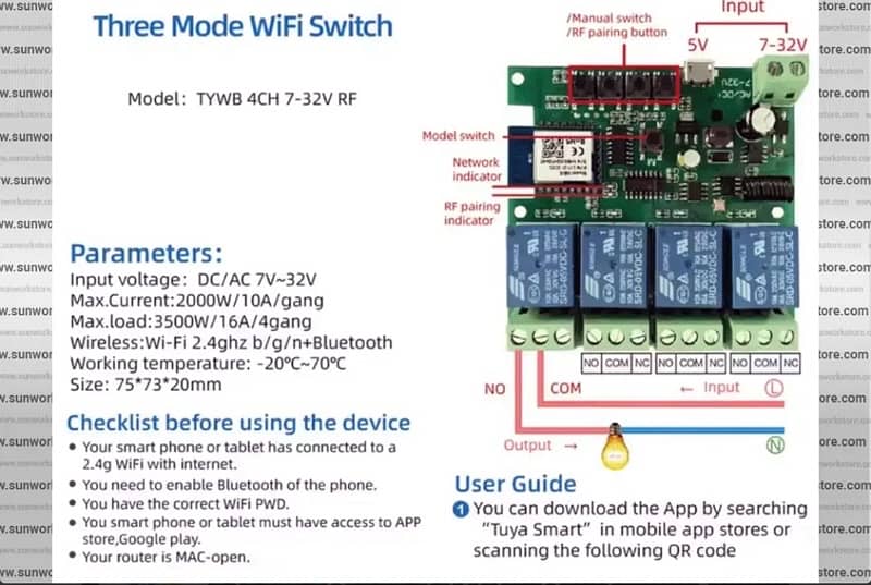 Three mode wifi switch 2