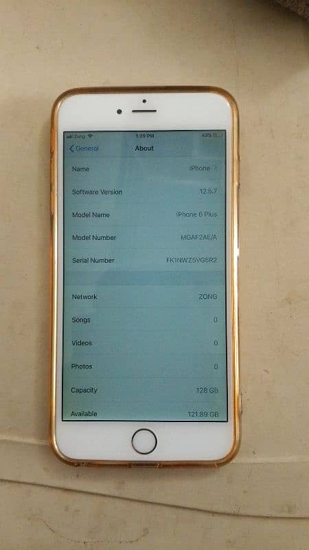 iphone 6 Plus pta approved 128gb all ok hn 5