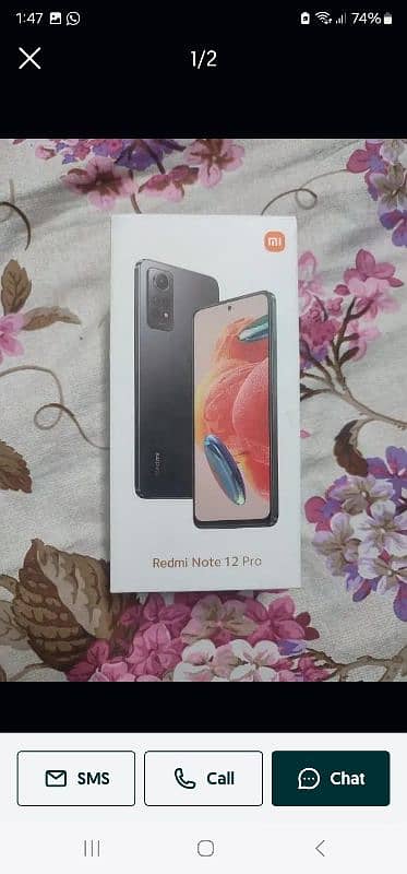 Redmi not 12 pro 8+8 RAM 256 ROM 3