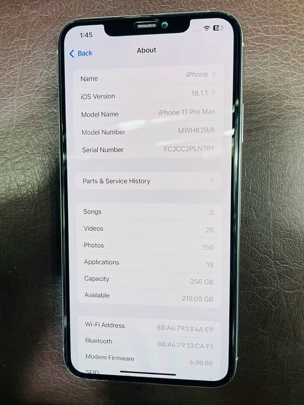 iphone 11 pro max 256GB 3