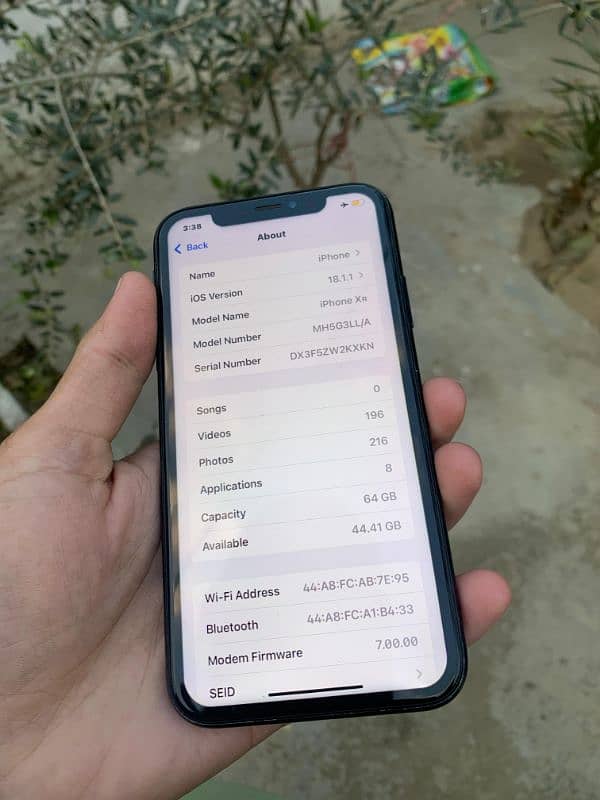 iphone XR non PTA jv battery health 82 water pak all okay. urgent sale 5