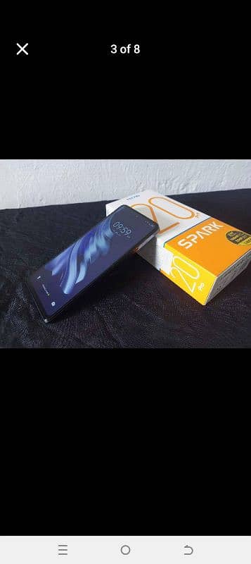 Tecno spark 20 pro 1 month use Howa ha condition 10 by 10 ha 1