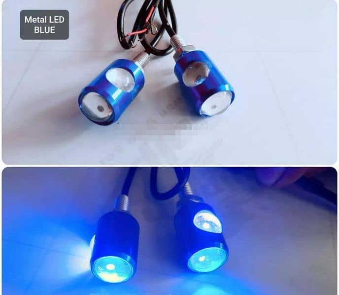 2 pcs mini LED indicator lights size 1.5 Inch 1