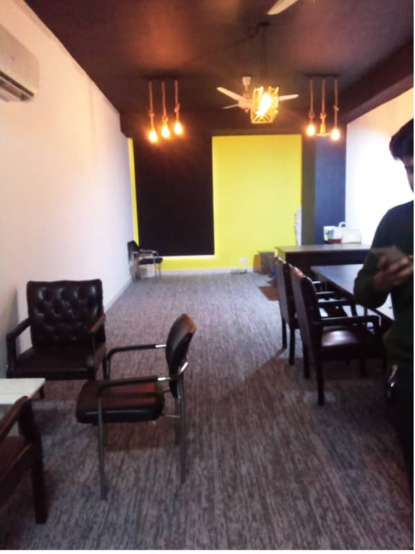 Area 560 square Feet Brand New Corporation Office Available For Rent in Gulberg 3 Lahore 3