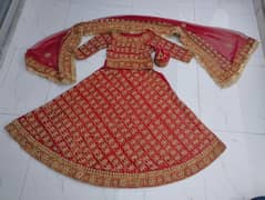 DARK RED BRIDAL LEHENGA