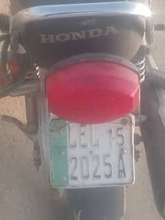 golden number 2025 for sale 125 model 2015