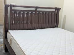 double bed, wooden, king size