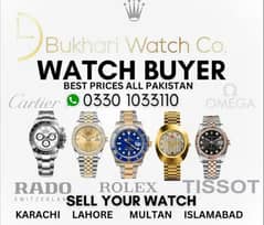 we buy Rolex omega Cartier brietling Chopard Gold diamond watch