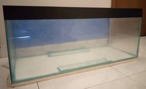 3 ft Aquarium glass fish tank with air pump & plant