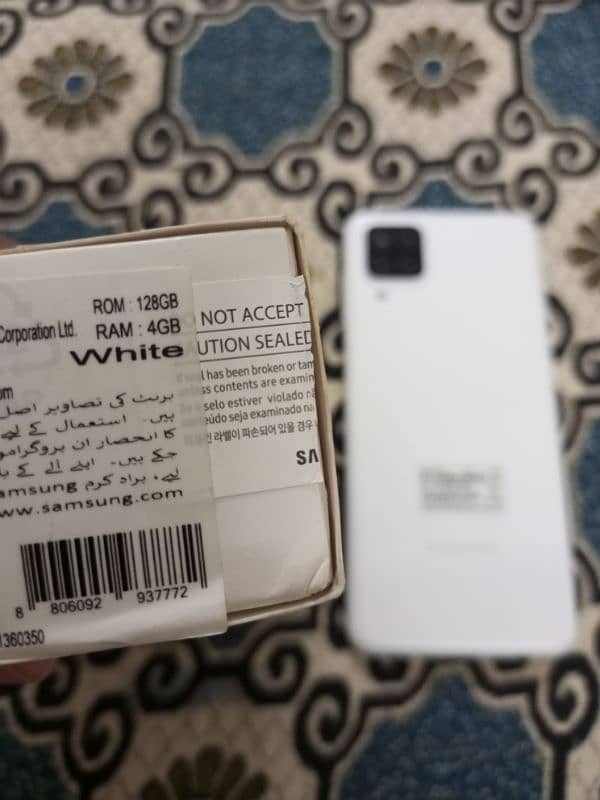 Samsung Galaxy A12 with full box full neat saaaaf genuine  03144687141 6