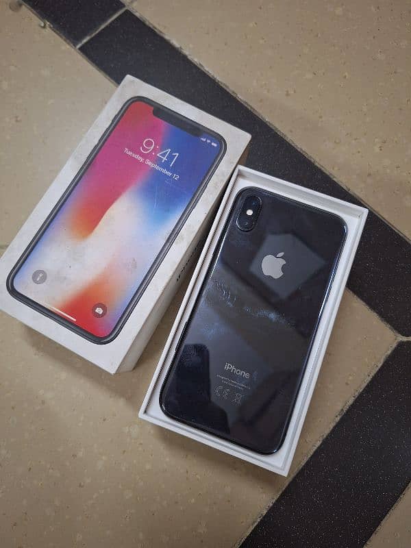 iphone X |PTA approve| 64gb | Black 0