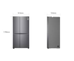 LG GR-B267JQYL Side By Side Refrigerator Refrigerator