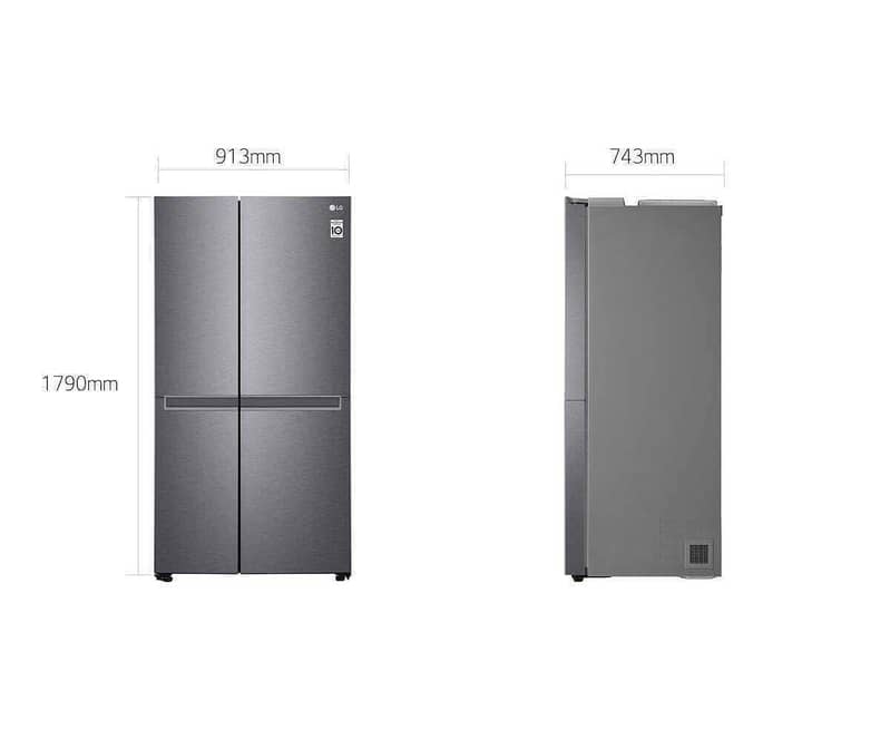 LG GR-B267JQYL Side By Side Refrigerator Refrigerator 0