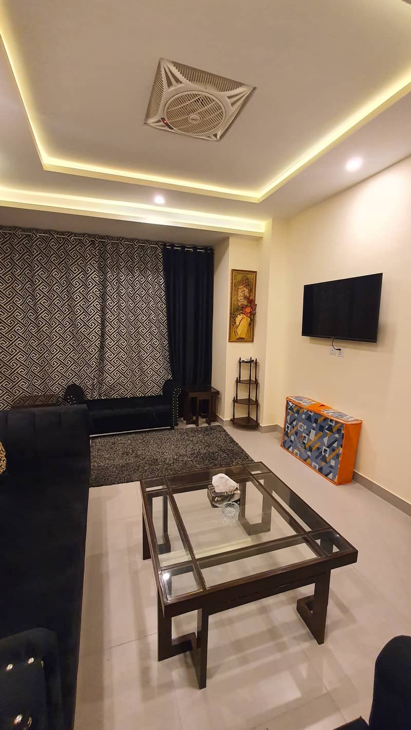 Two Bed Rooms luxury Furnished Apartment Available For Rent in River Hills Phase 7 6