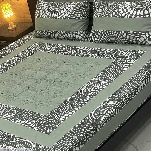 2 pcs Double Bedsheet 1