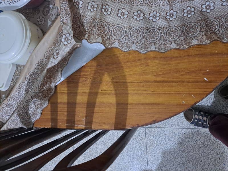 Wooden Dining Table | 6 Chairs | Urgent Sale 2