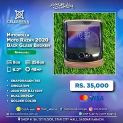 Cellarena Motorolla Moto Razar 2020 Approved