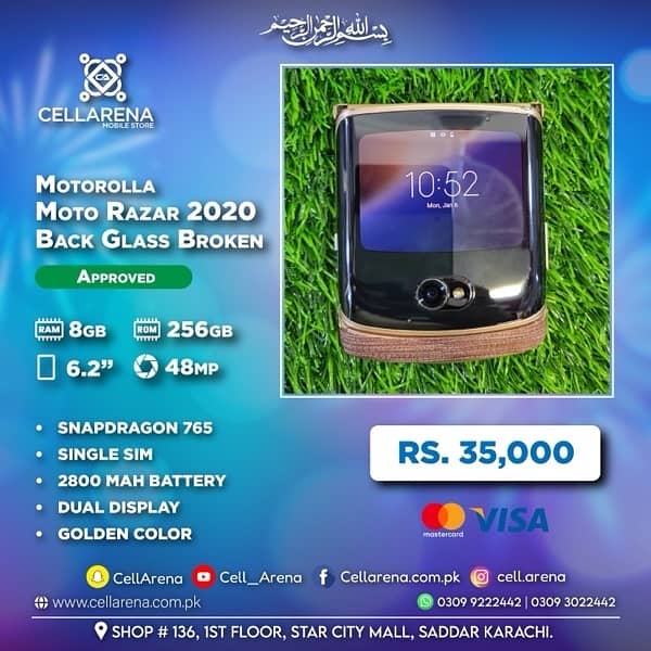 Cellarena Motorolla Moto Razar 2020 Approved 0