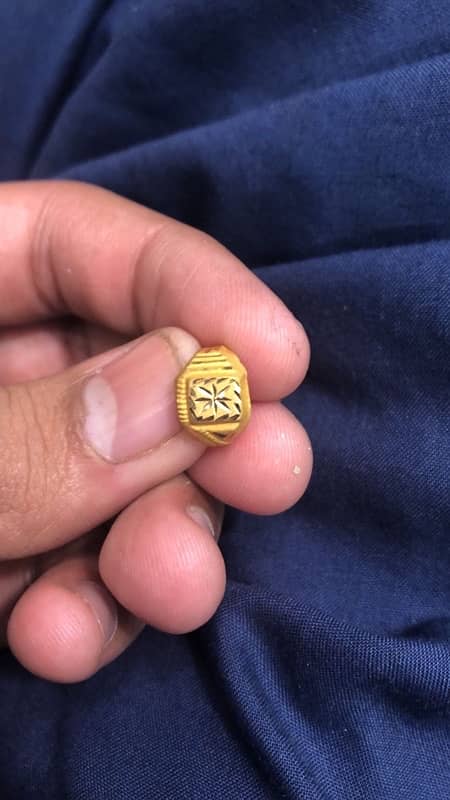 gold kids ring 1