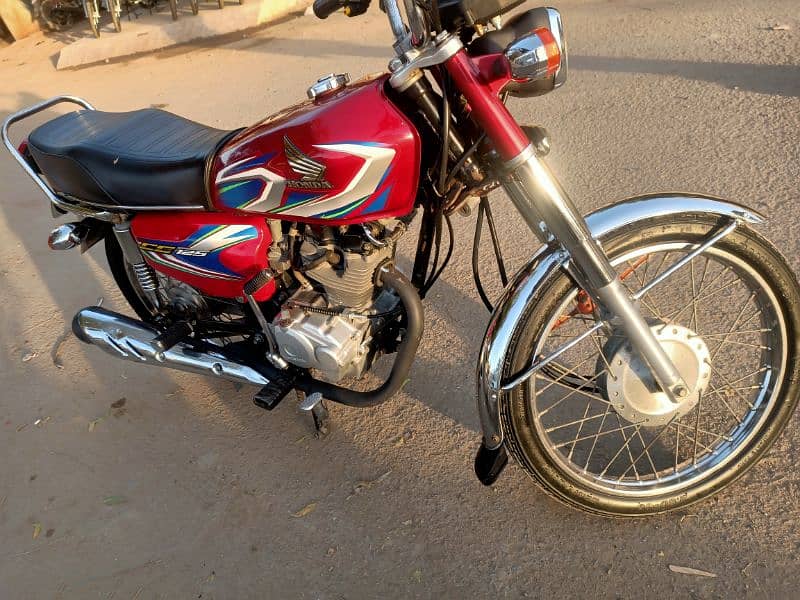 Honda cg 125 Karachi no mint condition seald gari orignal 8