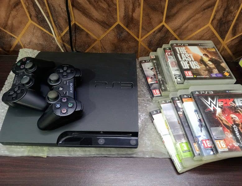 Brand New Condition PS3 (320 GB) Bundle with 2 Controllers & 15+ Disks 3