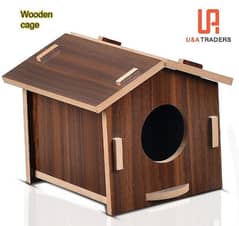 Wall Mounted Wooden Bird Cage (With Delivery!)