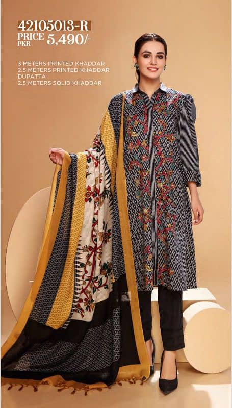 Nishat 2pc khaddar 2