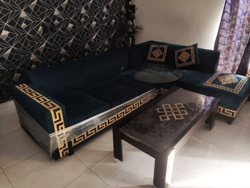 L Shaped Sofa Set (6 Seater) 2