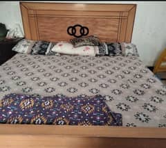 double bed with mattress