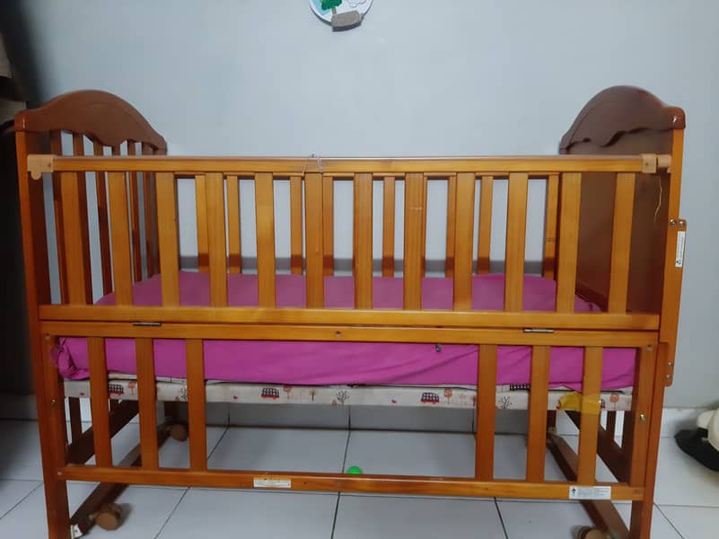 Used cot imported chinese only in 10 k with mattress 0