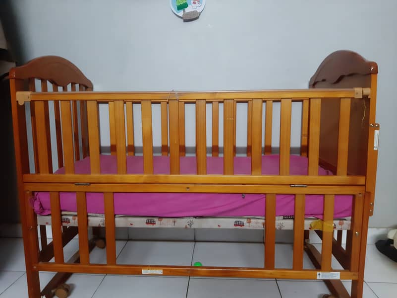 Used cot imported chinese only in 10 k with mattress 1