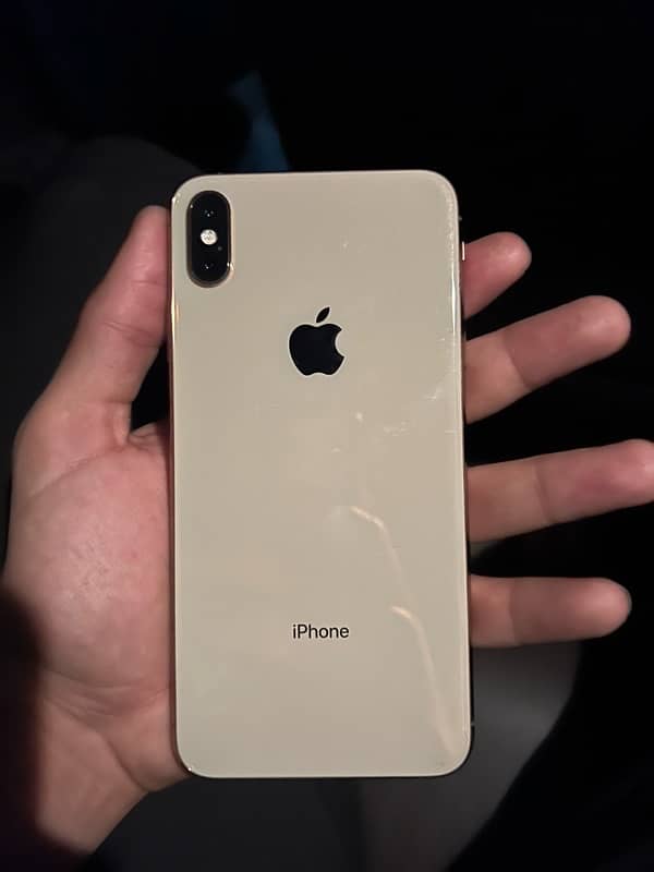 Iphone Xs Max Golden Color 64gb Dual PTA Approve With Box 1