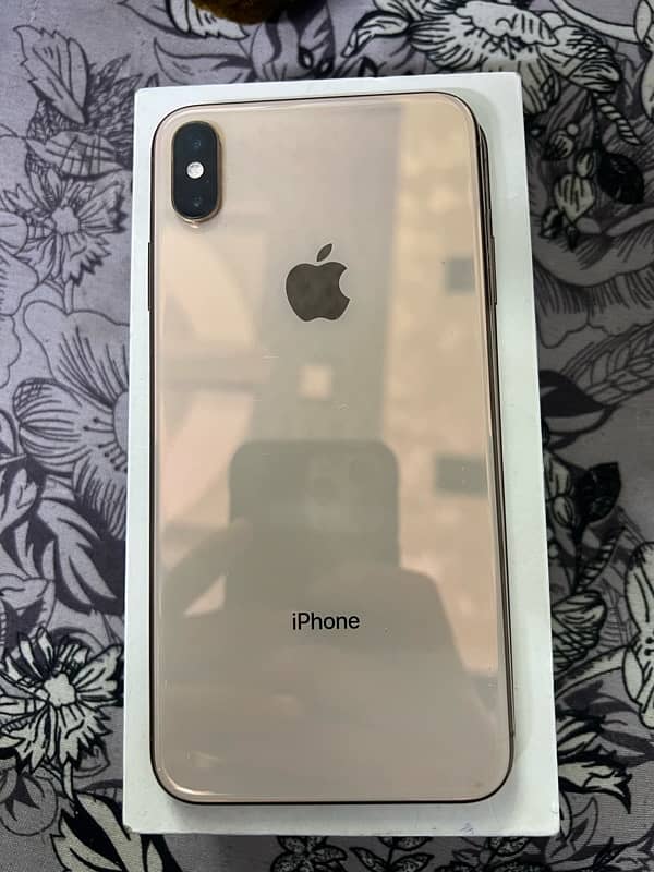 Iphone Xs Max Golden Color 64gb Dual PTA Approve With Box 3