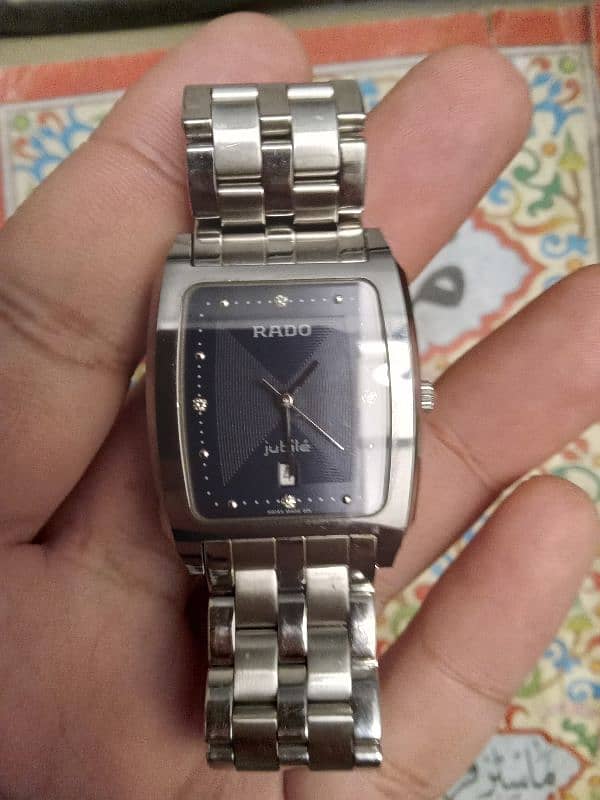 Rado watch Diamond dial , Titanium strap. Rare & antique 2