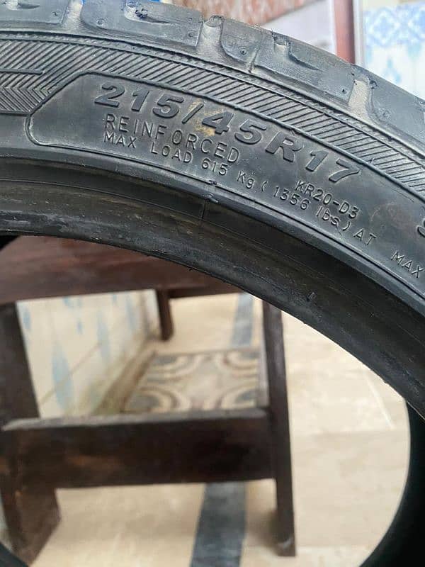 2 kenda tyres 215.45. 17 3