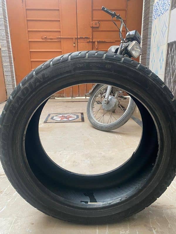 2 kenda tyres 215.45. 17 5