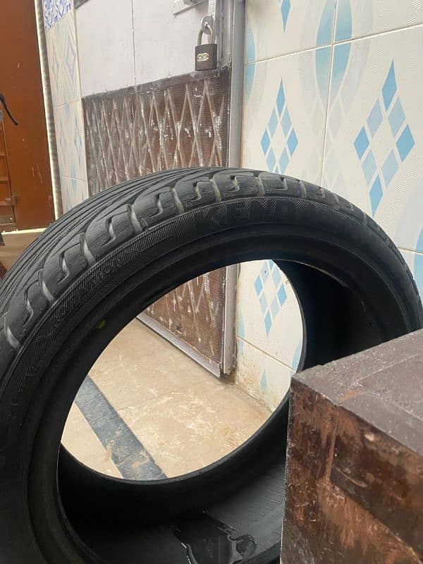 2 kenda tyres 215.45. 17 7