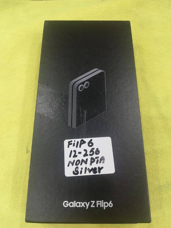 Samsung galaxy Z FLIP 6 256gb Nonpta Boxpack silver shadow 0