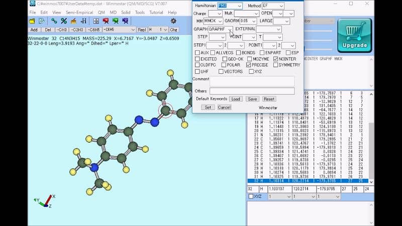 Winmostar V11 PROFESSIONAL Chemist Software License 03314152710 4