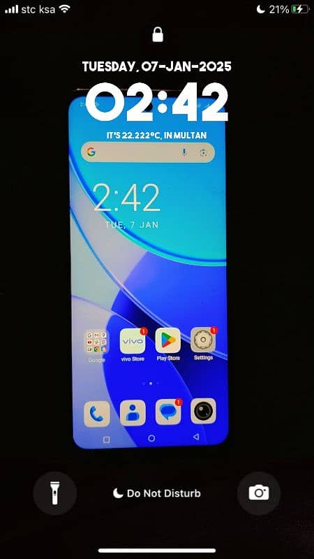 vivo y19s 4gb 128gb mobile full box full warranty 10 by 10 condition 3