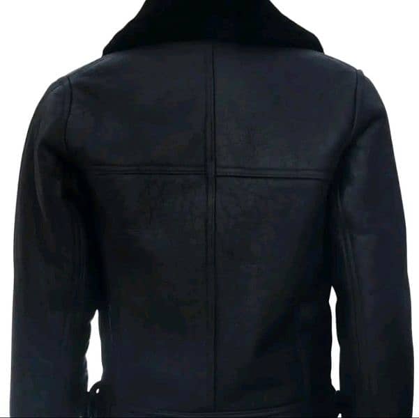 Men's Leather Jacket plus fur/WhatsApp 00923001377230 3