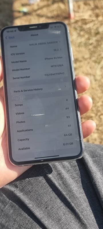 Iphone Xsmax 64GB 6