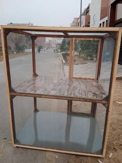 wooden two portion cage 03236745403