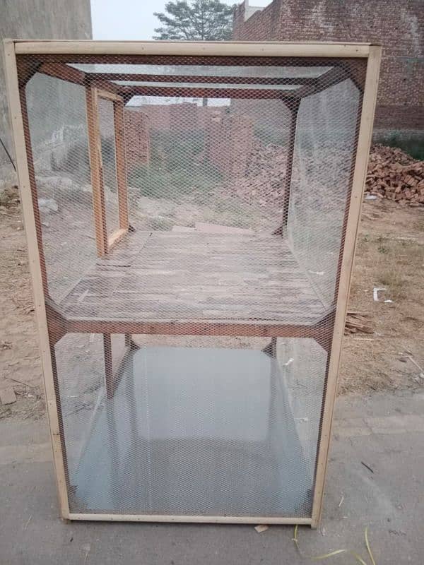 wooden two portion cage 03236745403 1