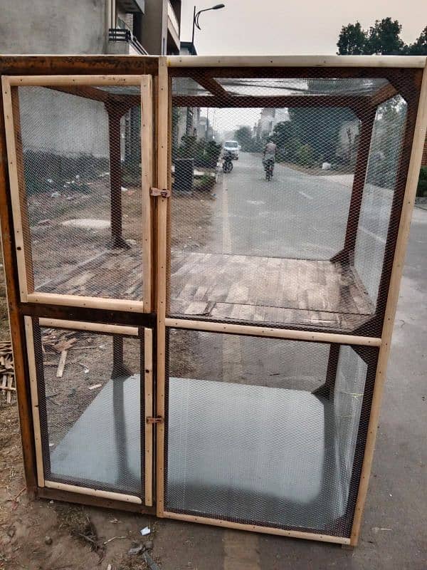 wooden two portion cage 03236745403 2